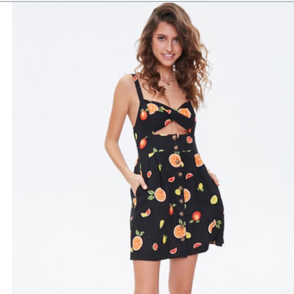 Citrus Cutout Dress